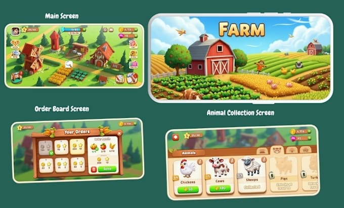 develop fully cozy game animals game farm game spring game with web3 integration