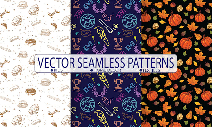 create vector seamless textile repeat pattern