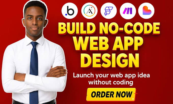 build custom no code app or mvp using bubble io, adalo, flutterflow or glide