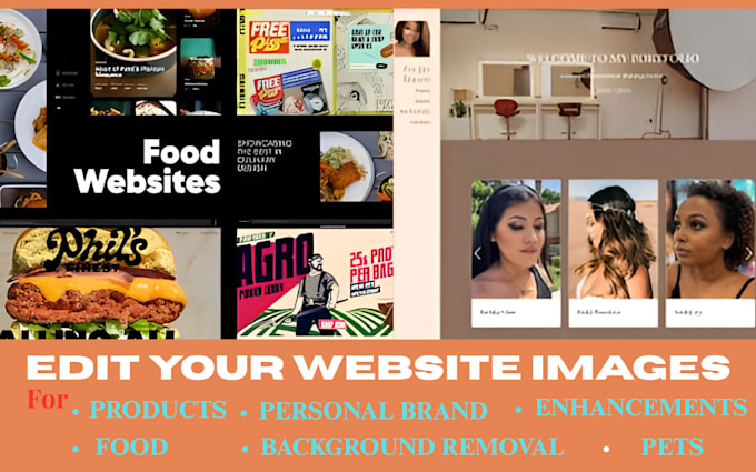 professionally edit website photos for personal brand images or creative work