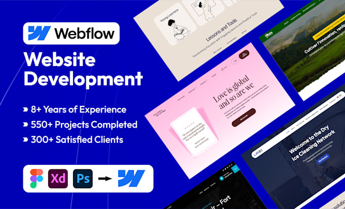 design and develop webflow website or convert figma to webflow