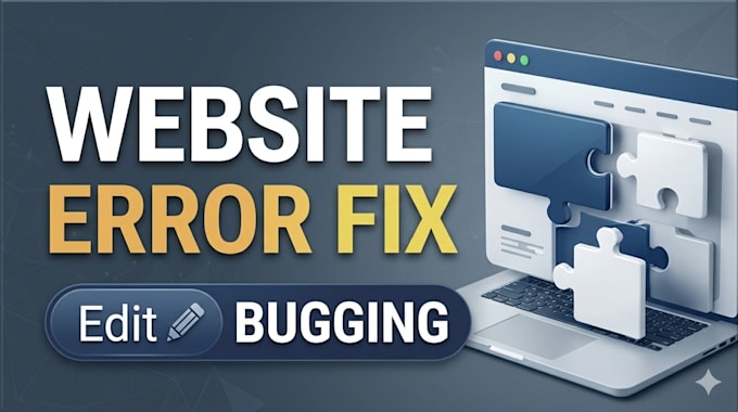 debug and fix HTML CSS javascript and website errors