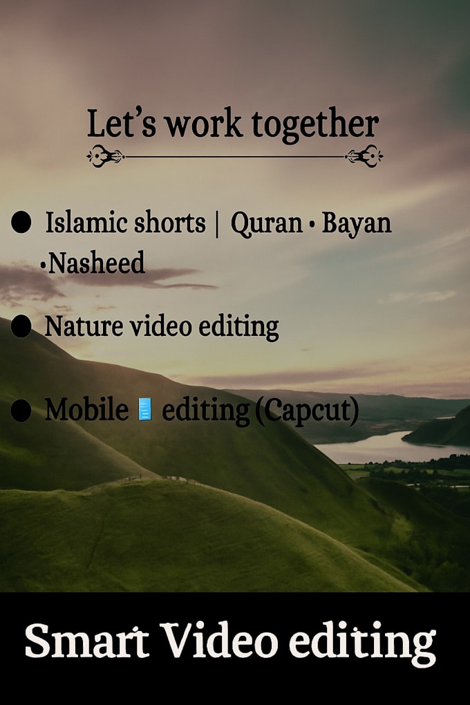 creat islamic video edits with quran,bayan and nasheed