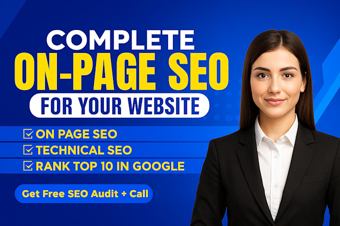do on page technical SEO service for wordpress, shopify with yoast, rankmath