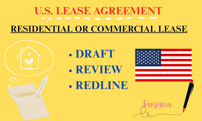 Draft your us residential or commercial lease agreement by ...
