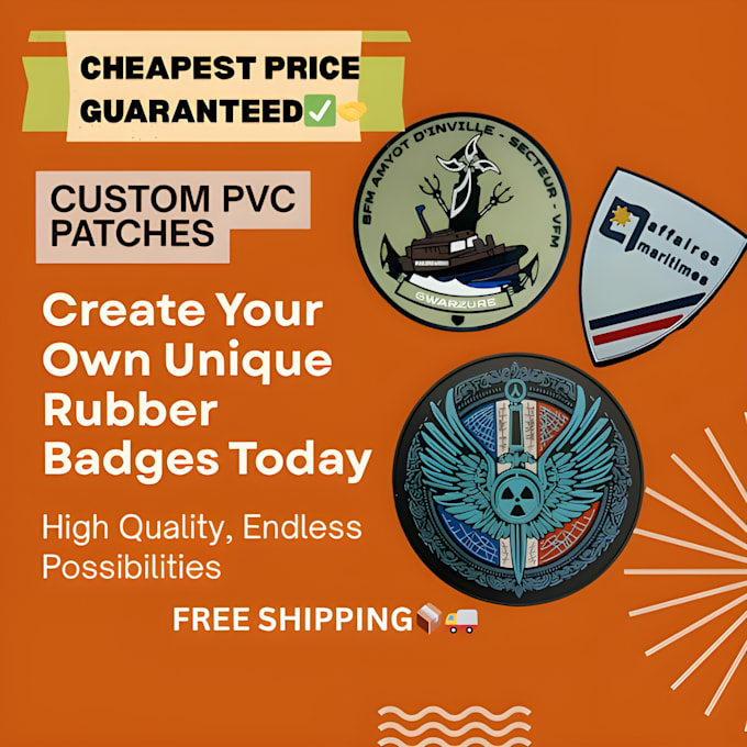 make custom pvc tactical and morale patches, rubber badges