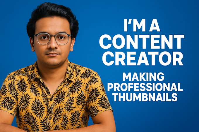 make eye catching thumbnails for youtube or tiktok