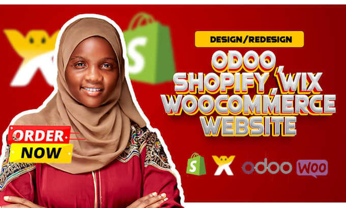 build develop redesign shopify woocommerce wordpress and odoo website