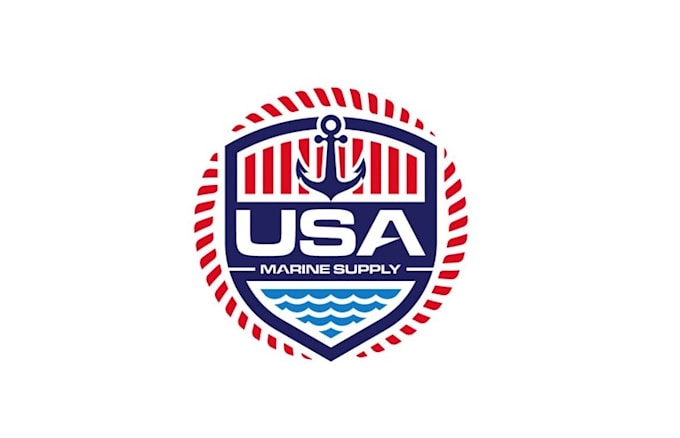 design marine supply company logo
