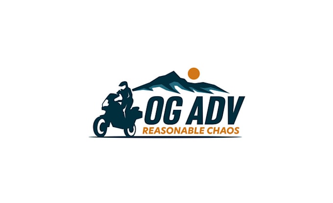 design unique super adventure ride logo
