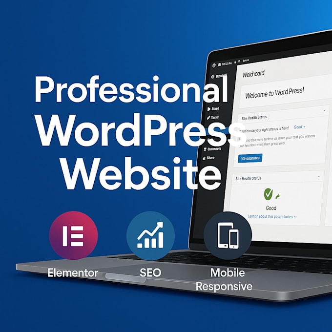 create a responsive,fast,and SEO optimized wordpress website