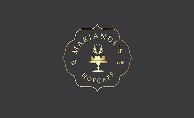 design glamorous tea cafe logo