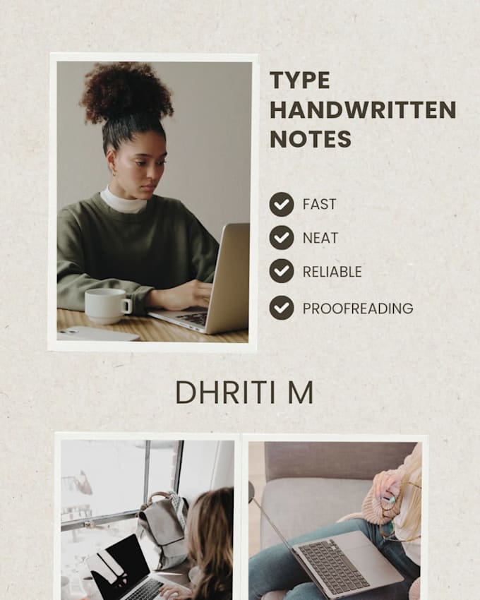 turn your handwritten notes into clean documents
