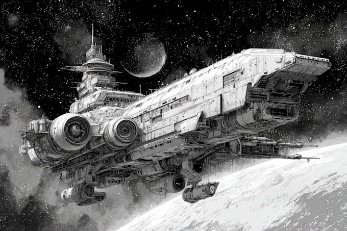 Draw futuristic cyberpunk city and sci fi concept art by Alaysialedford ...