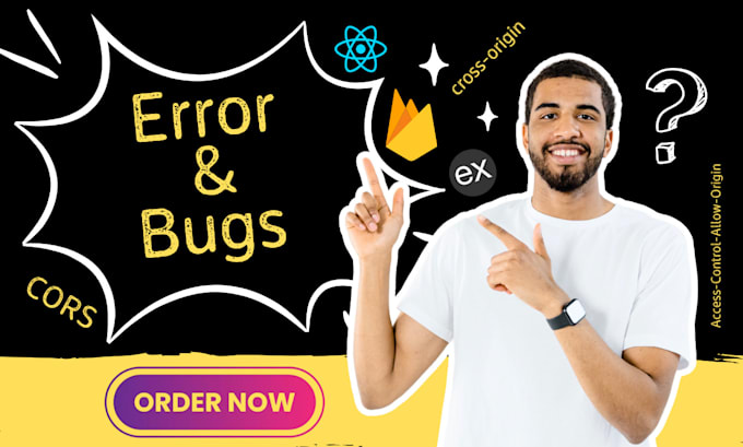 fix react, javascript, express js, or firebase bugs, errors, and issues