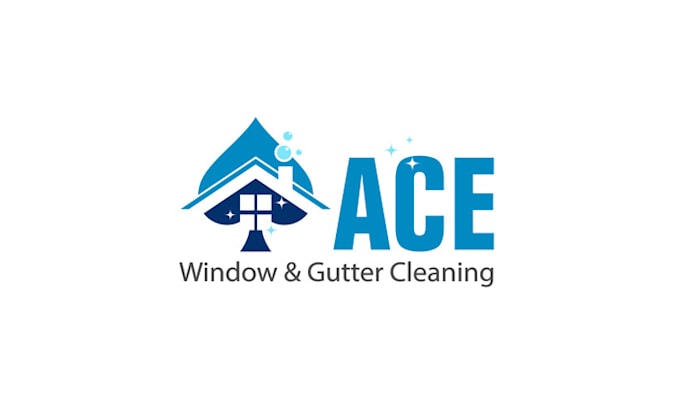 design wonderful ace window and gutter cleaning logo
