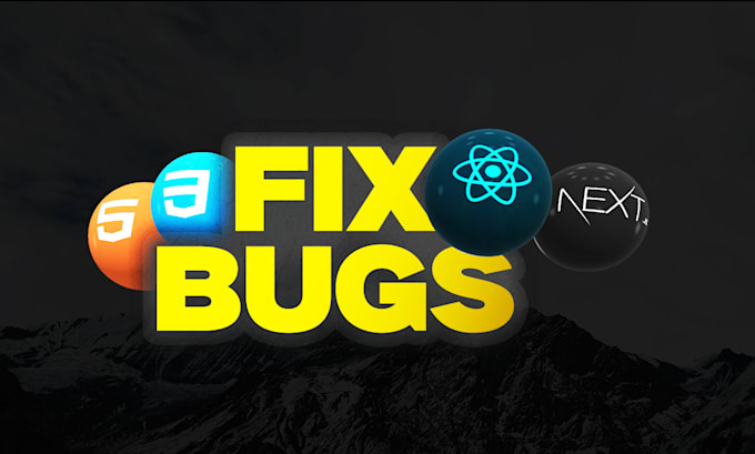fix bug and speed up your HTML, CSS, react or next js frontend