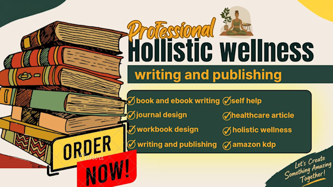 do yoga, holistic health wellness, fitness article, self help and ebook design