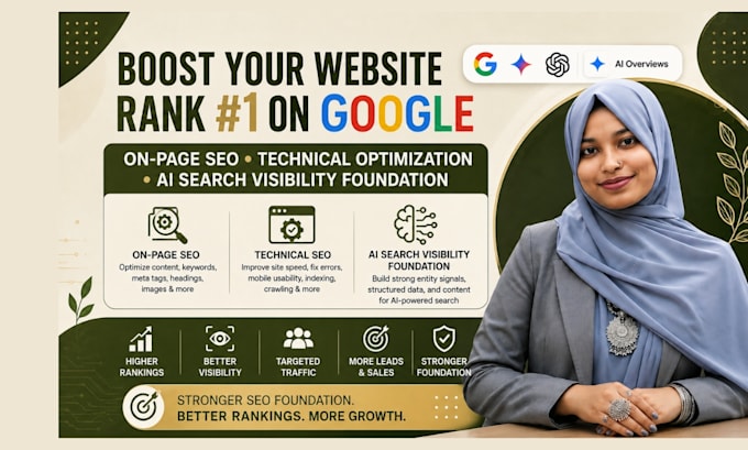 do on page SEO service, technical optimization, ai search visibility foundation