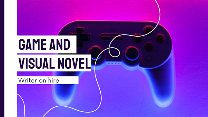 write a creative story for your video game or your visual novel