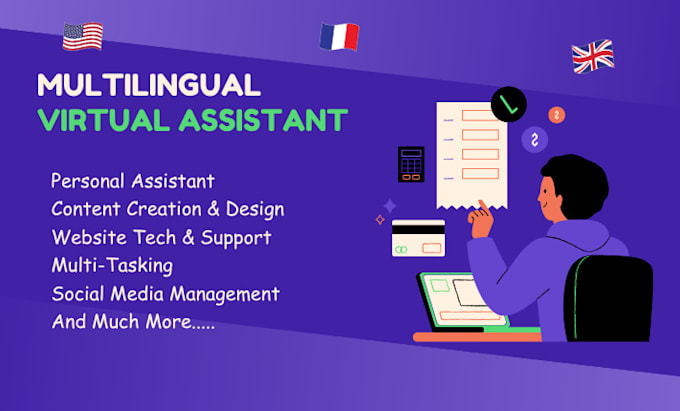 be your multilingual virtual assistant and personal support