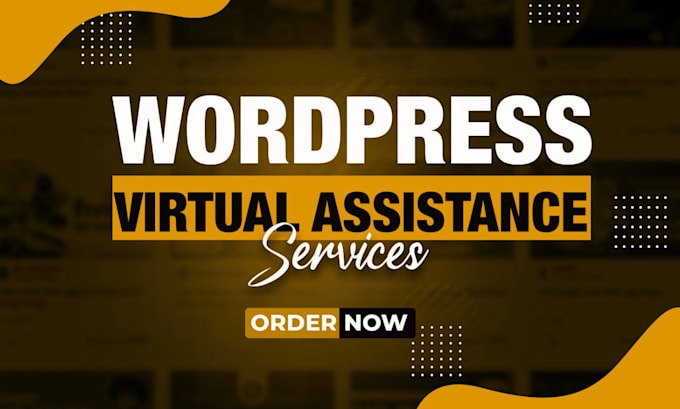 be your wordpress virtual assistant