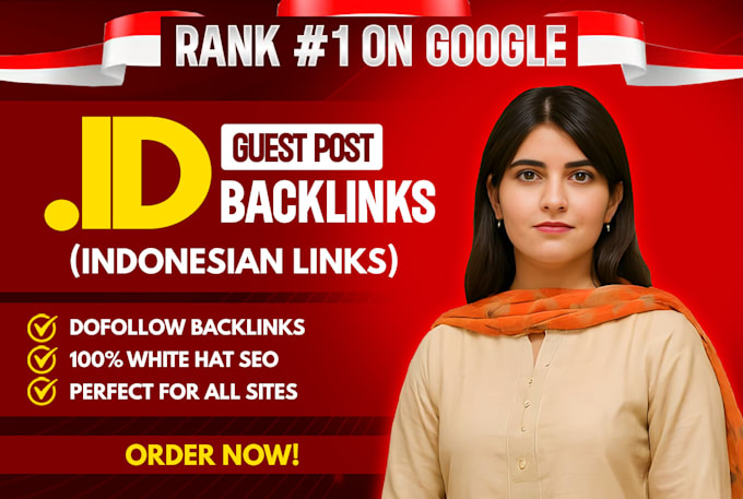provide high da DR indonesian contextual dofollow id backlinks