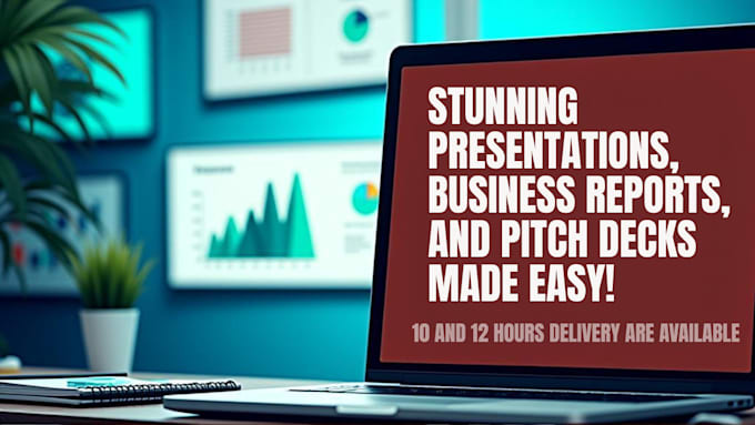 design business presentations, reports, and pitch decks