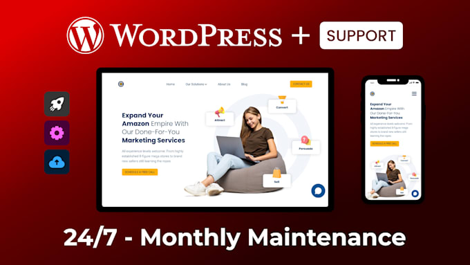 do website maintenance and wordpress support