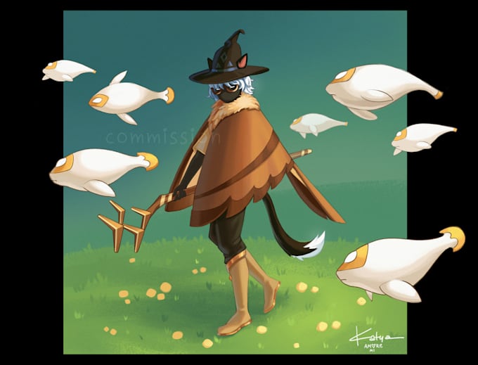 draw your character from sky children of the light
