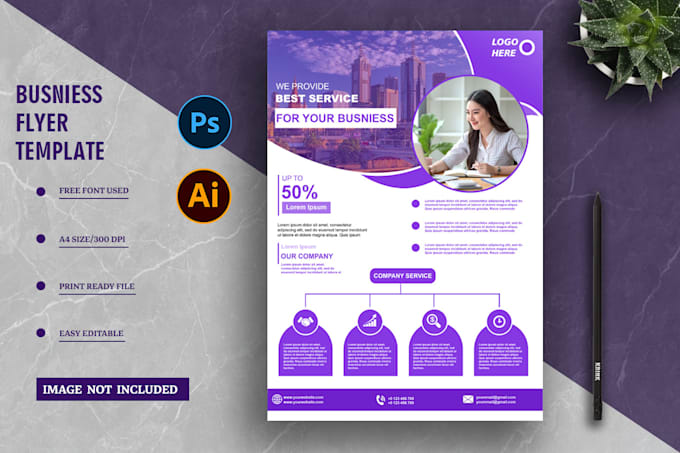 create awesome flyer and brochure designs