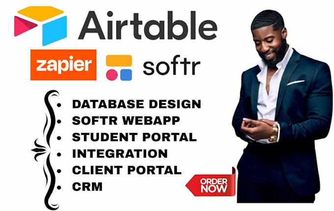 be your airtable expert airtable interface softr webapp client portal data entry