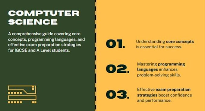 be your expert computer science tutor for igcse and a levels