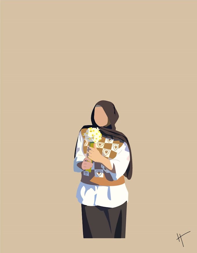 create flat minimal vector illustrations