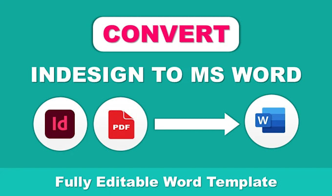convert indesign to editable microsoft word