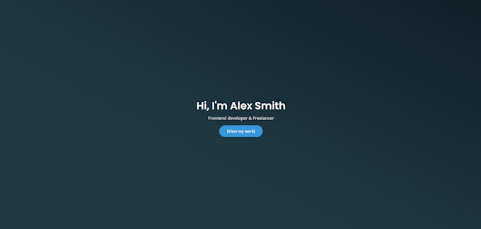 create a one page portfolio website in wordpress using elementor