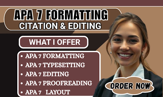Edit and format your document with apa 7 style citations and references ...