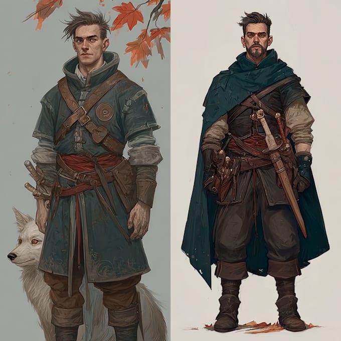Draw your dnd character art illustration by Quintenord | Fiverr