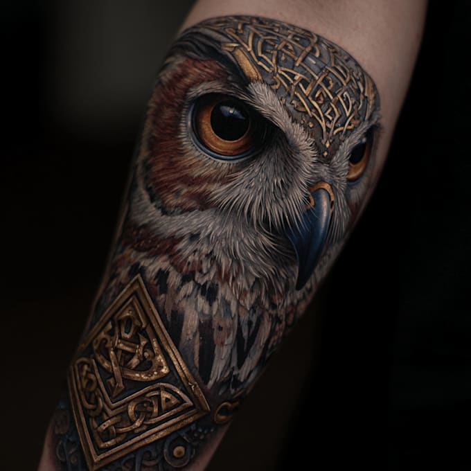 make unique handdrawn persian arabic calligraphy tattoo