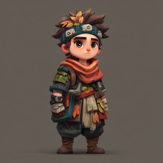 create 2d game character and sprite sheet animation