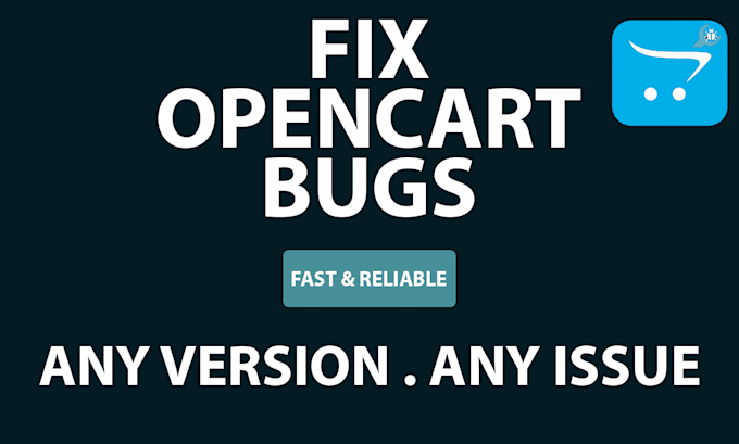 fix any opencart issue or bug quickly