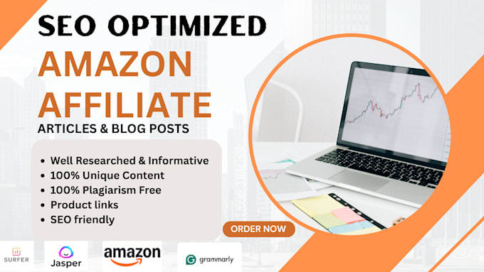 write SEO friendly amazon affiliate articles and blog posts
