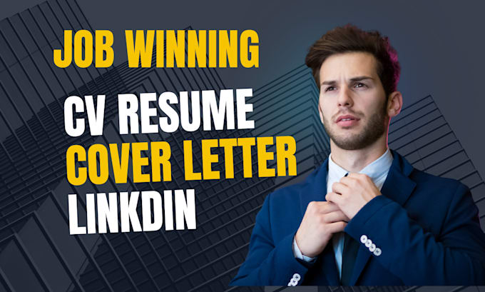 make profession cv resume design build cover letter ats optimize linkedin create