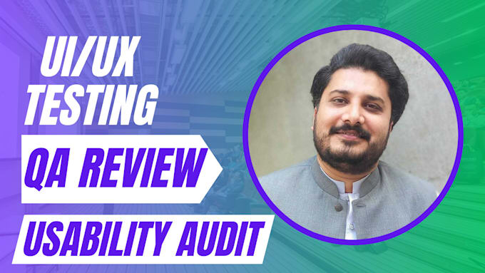 do professional UI and UX testing with a detailed usability review