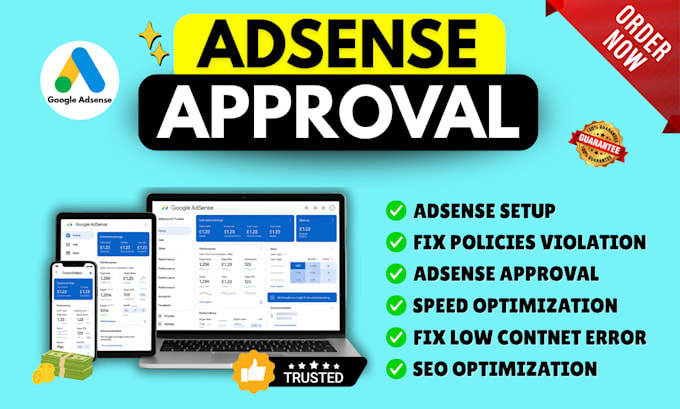 guarantee google adsense approval, adsense monetization, and fix adsense issues