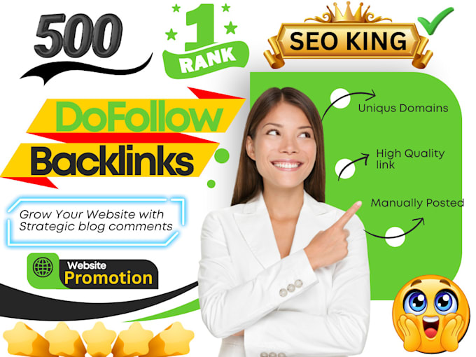 provide manual comments backlinks white hat high da