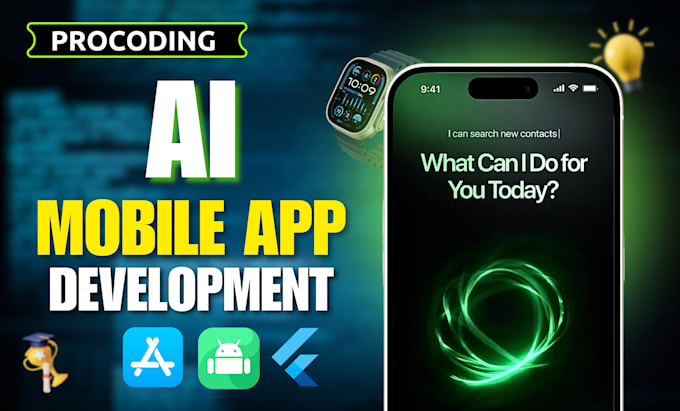 develop ai mobile app, ai integration, ios app, ai web app, ai chatbots