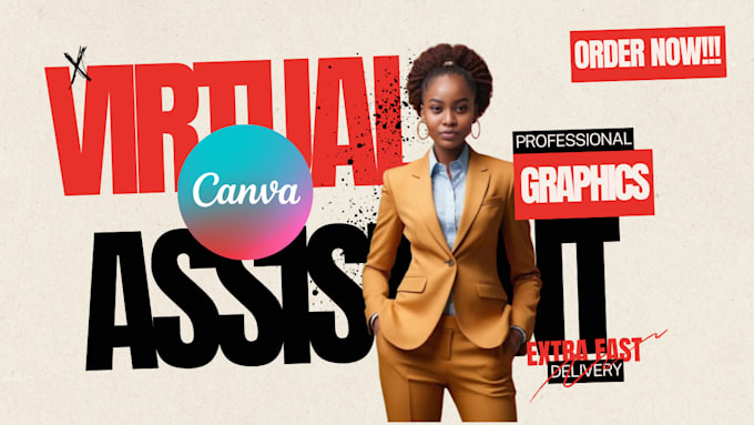 do your canva design, canva template, professional canva virtual assistant