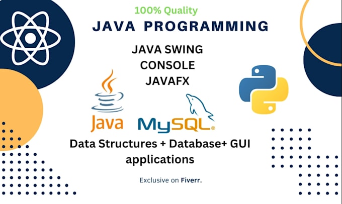 develop a modern java swing  with mysql database integration