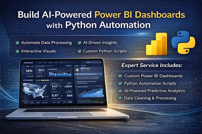 build ai powered power bi dashboards with python automation